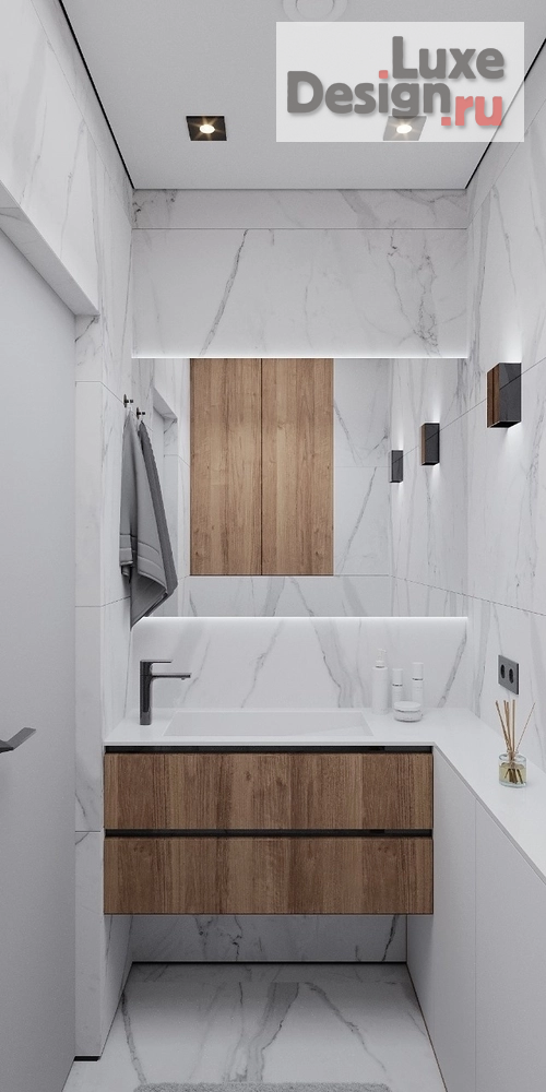 дизайн интерьера санузла "Улица Асафьева" (фото 7)