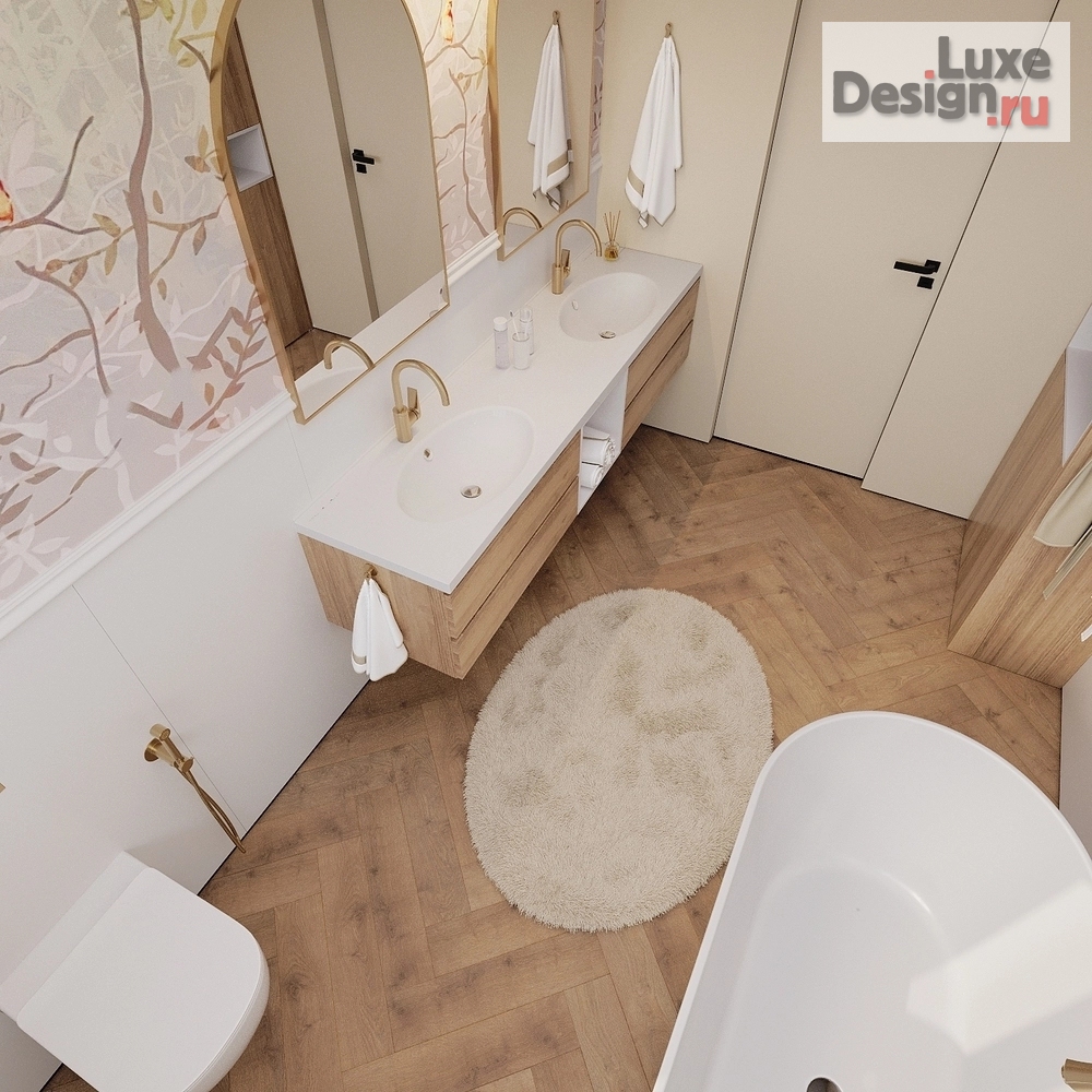 Дизайн интерьера коттеджа "Коттедж" (фото 2)