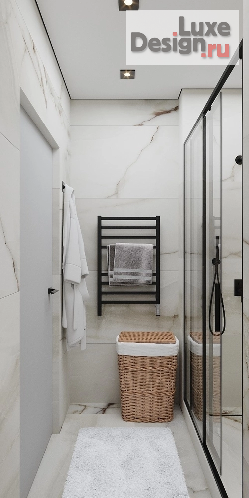 дизайн интерьера санузла "Улица Асафьева" (фото 5)