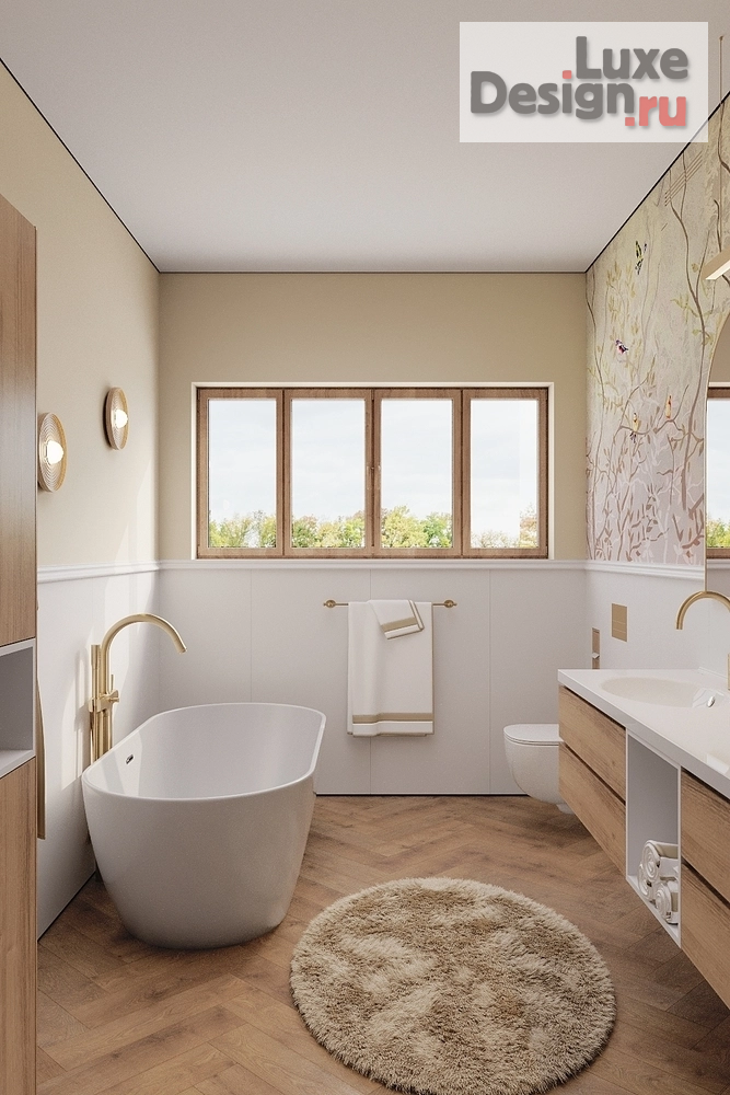 Дизайн интерьера коттеджа "Коттедж" (фото 1)