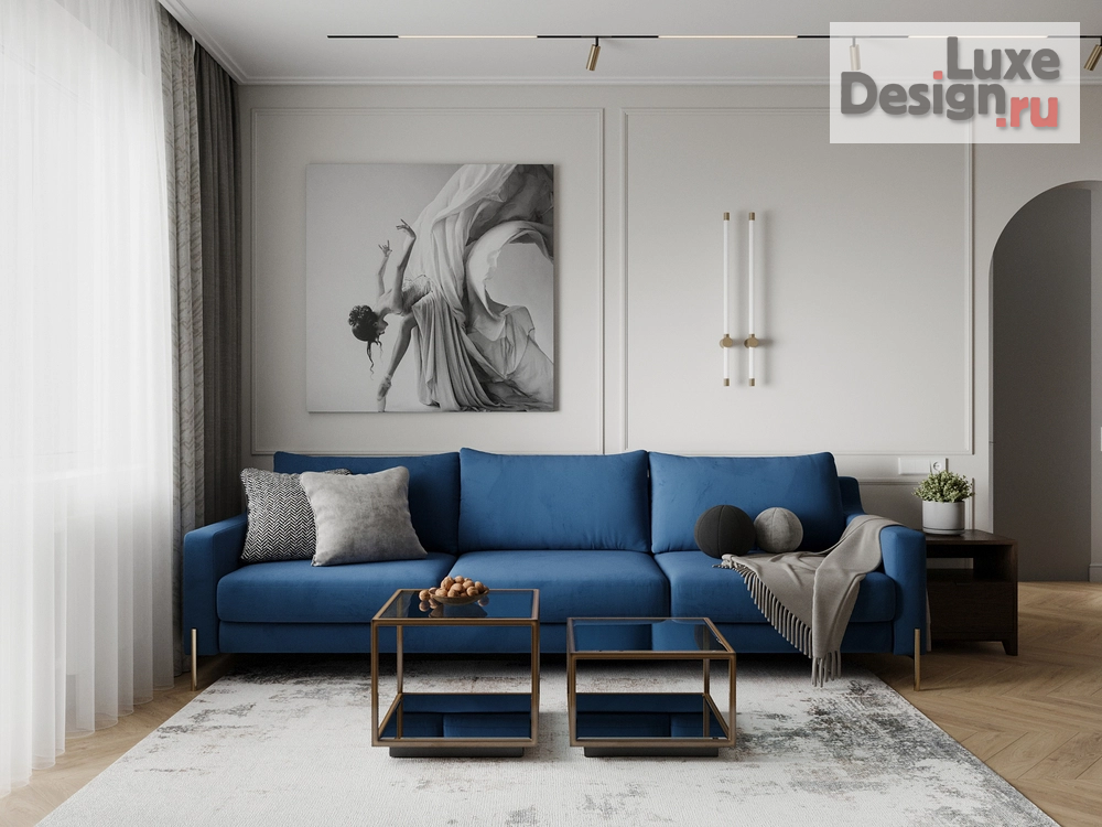 Дизайн интерьера трехкомнатной квартиры "Квартира 3-х комнатная 104 м2" (фото 5)