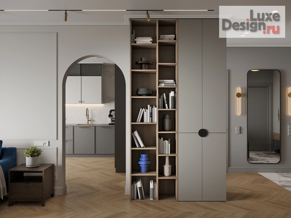 Дизайн интерьера трехкомнатной квартиры "Квартира 3-х комнатная 104 м2" (фото 7)