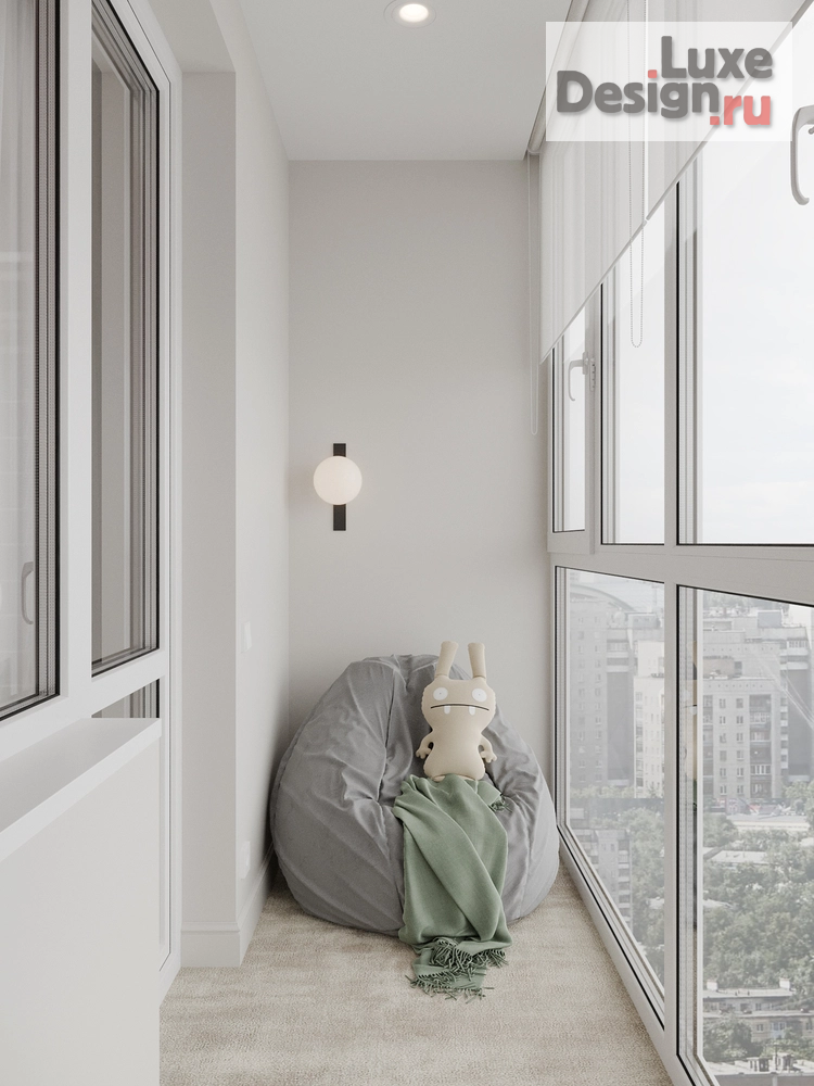 Дизайн интерьера трехкомнатной квартиры "Квартира 3-х комнатная 104 м2" (фото 21)