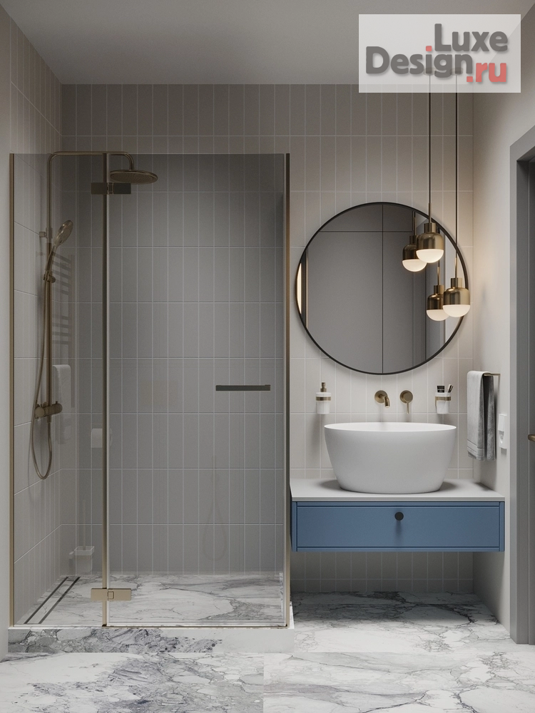 Дизайн интерьера трехкомнатной квартиры "Квартира 3-х комнатная 104 м2" (фото 24)