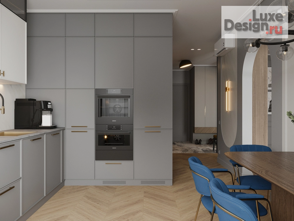 Дизайн интерьера трехкомнатной квартиры "Квартира 3-х комнатная 104 м2" (фото 10)