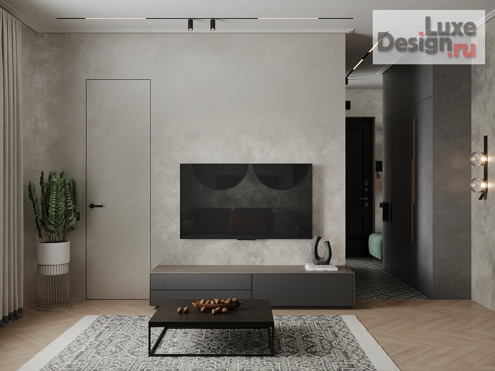 Дизайн интерьера двухкомнатной квартиры "Квартира. Московский 61." (фото 3)