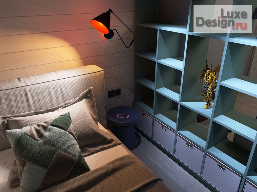 Дизайн интерьера комнаты "Комната для подростка в частном доме Токсово" (фото 5)