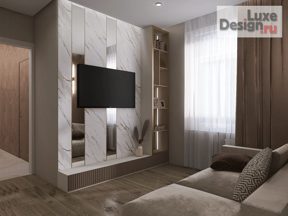 Дизайн интерьера трехкомнатной квартиры "ЖК "Main Haus"" (фото 1)