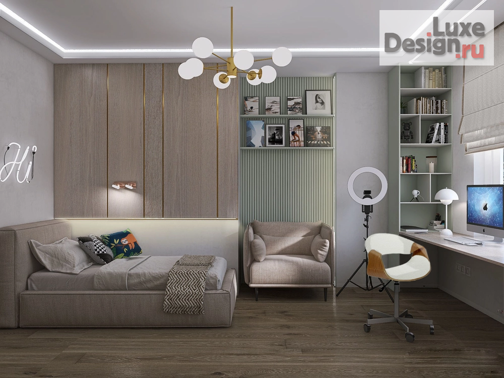 Дизайн интерьера трехкомнатной квартиры "ЖК "Main Haus"" (фото 11)