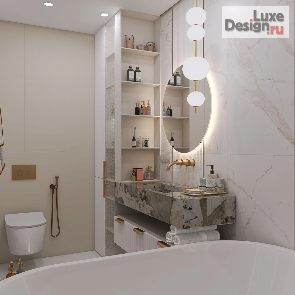 Дизайн интерьера трехкомнатной квартиры "ЖК "Main Haus"" (фото 5)