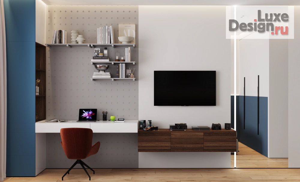 Дизайн интерьера четырехкомнатной квартиры "ЖК Цивилизация на Неве" (фото 3)