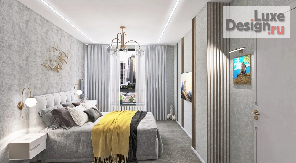Дизайн интерьера спальни "Спальня в стиле модерн" (фото 1)