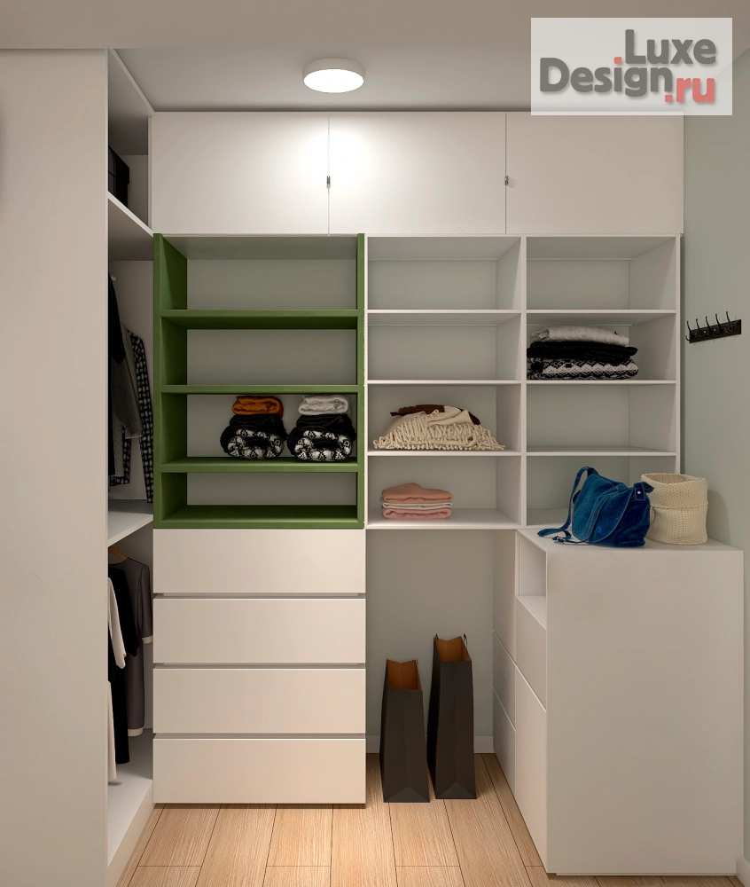 Дизайн интерьера двухкомнатной квартиры "Сочный и бюджетный сканди интерьер" (фото 13)