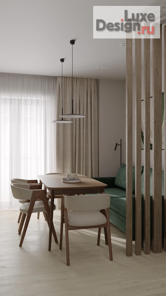 Дизайн интерьера трехкомнатной квартиры "ЖК Нижне-каменская" (фото 3)