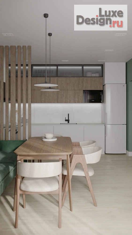 Дизайн интерьера трехкомнатной квартиры "ЖК Нижне-каменская" (фото 4)