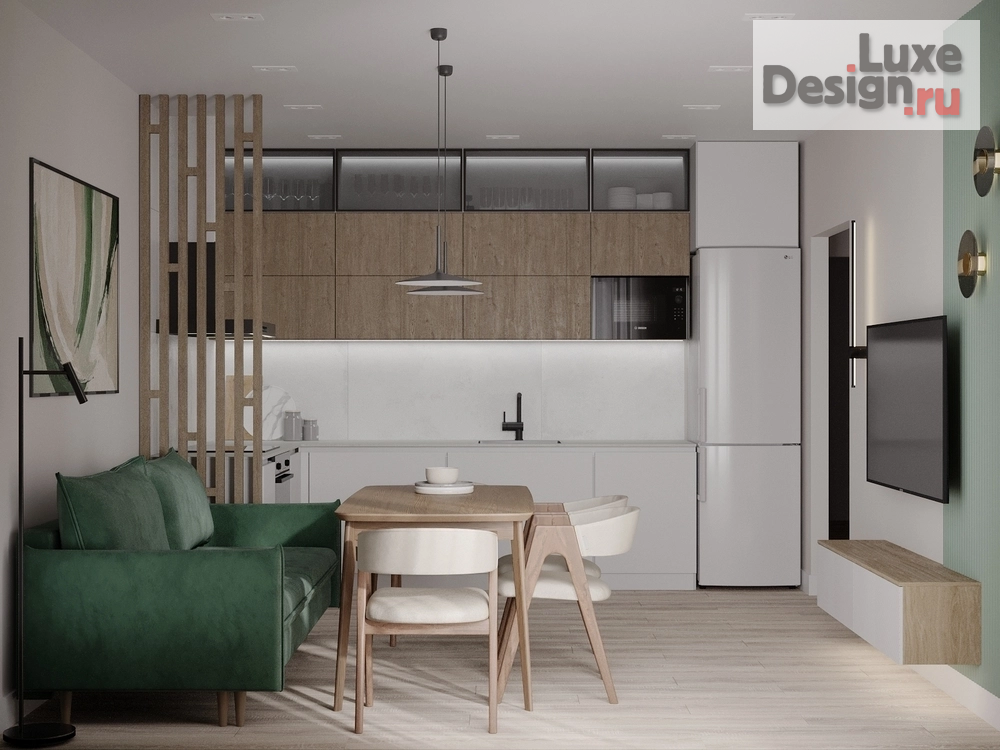 Дизайн интерьера трехкомнатной квартиры "ЖК Нижне-каменская" (фото 8)