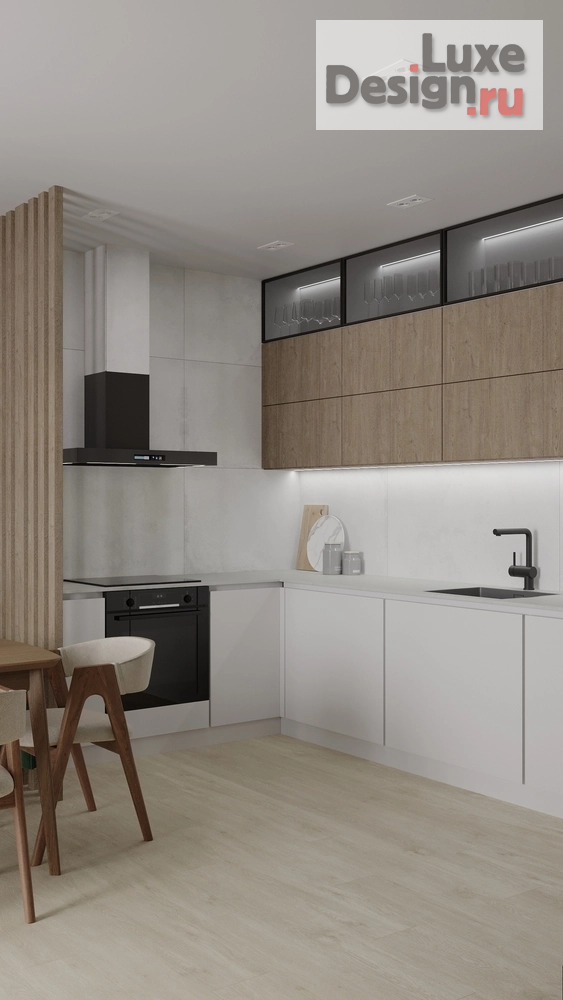 Дизайн интерьера трехкомнатной квартиры "ЖК Нижне-каменская" (фото 5)