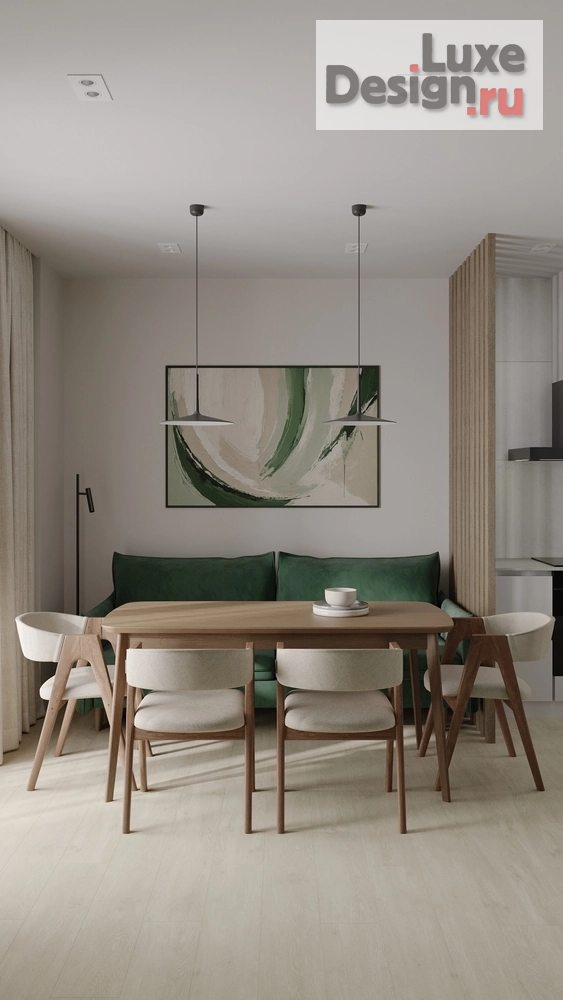 Дизайн интерьера трехкомнатной квартиры "ЖК Нижне-каменская" (фото 6)