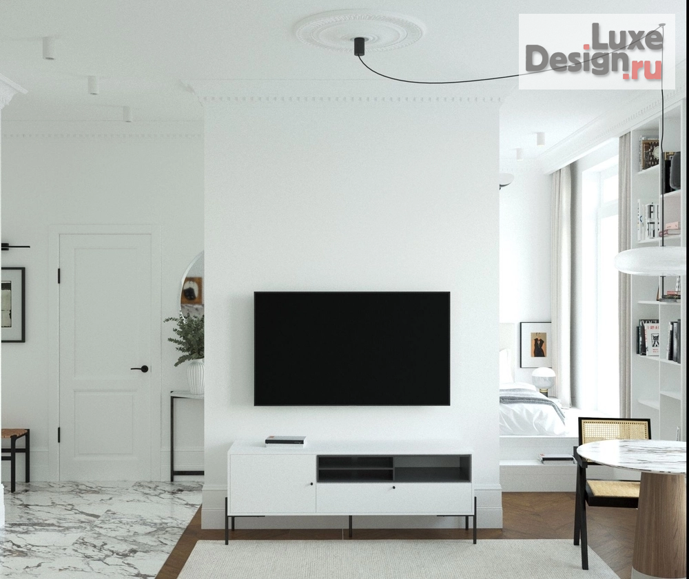 Дизайн интерьера однокомнатной квартиры "Ривьер Нуар" (фото 10)