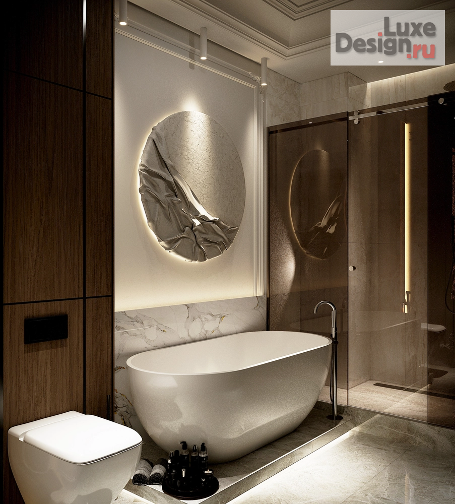 Дизайн интерьера двухкомнатной квартиры "Современная классика в светлых тонах" (фото 17)