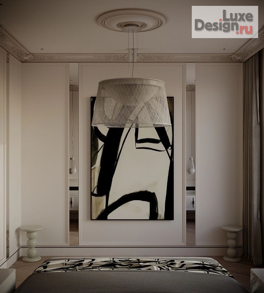 Дизайн интерьера двухкомнатной квартиры "Современная классика в светлых тонах" (фото 20)