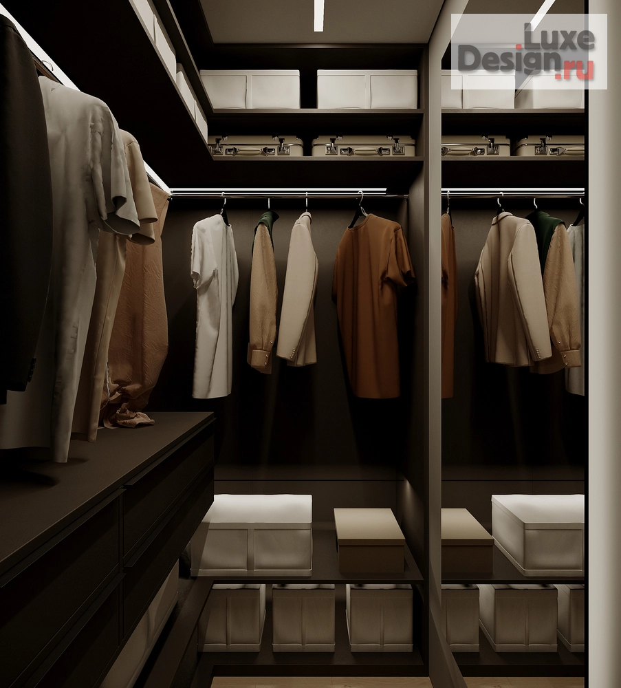 Дизайн интерьера двухкомнатной квартиры "Современная классика в светлых тонах" (фото 23)