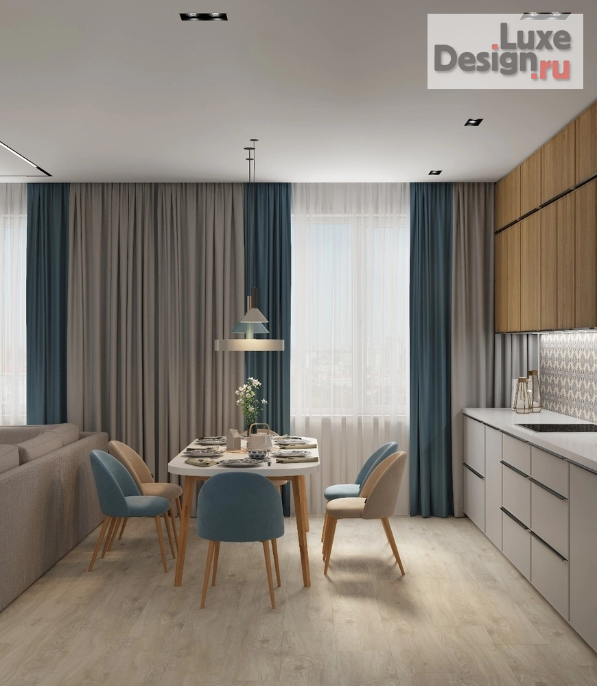 Дизайн интерьера трехкомнатной квартиры " Лесная life " (фото 7)