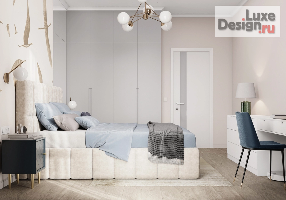 Дизайн интерьера однокомнатной квартиры "ЖК Чистое небо" (фото 9)