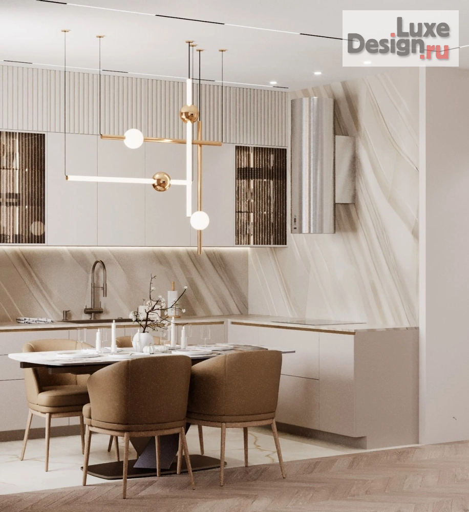 Дизайн интерьера трехкомнатной квартиры "Дизайн проект ЖК Балтийская жемчужина" (фото 2)