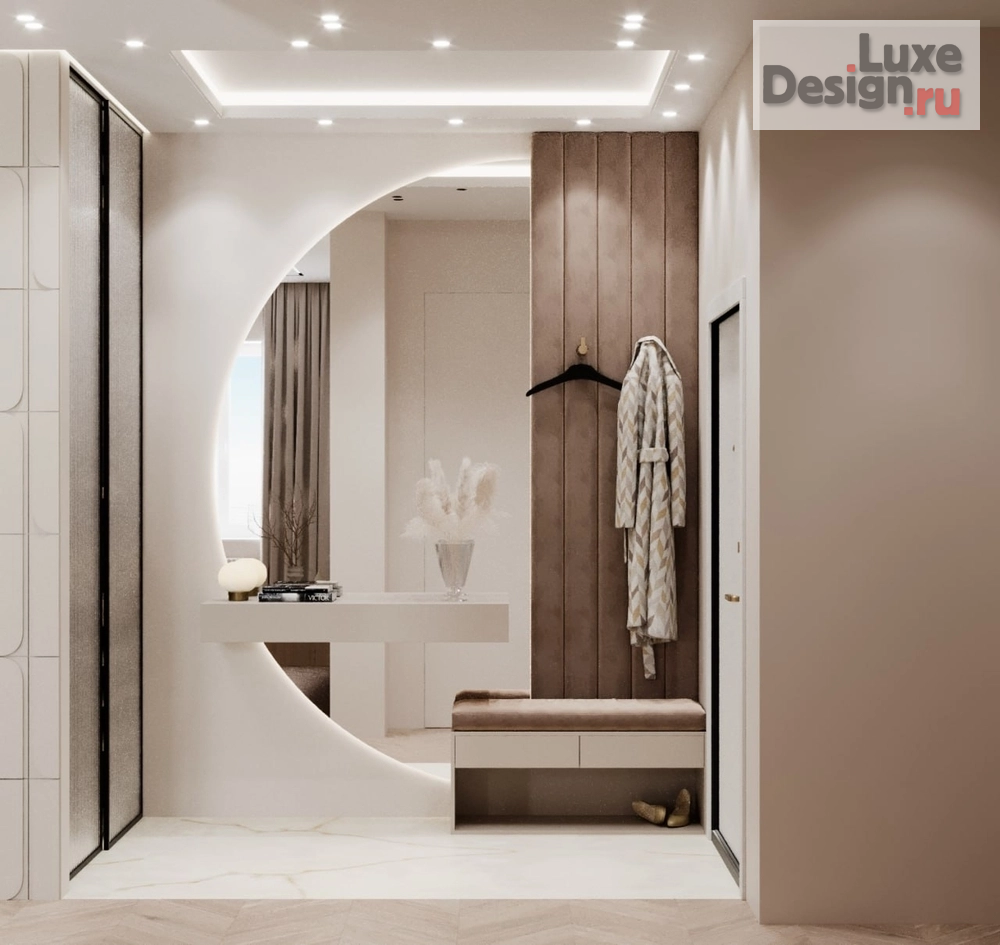 Дизайн интерьера трехкомнатной квартиры "Дизайн проект ЖК Балтийская жемчужина" (фото 6)