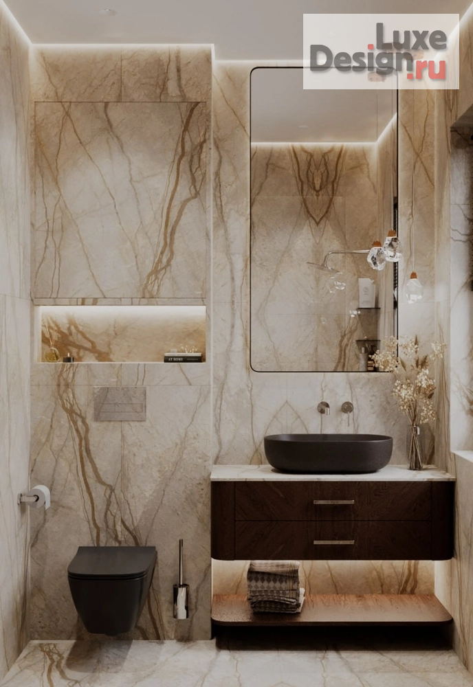 Дизайн интерьера трехкомнатной квартиры "Дизайн проект ЖК Балтийская жемчужина" (фото 11)