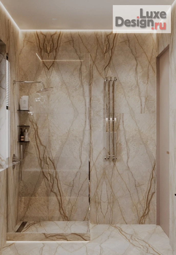 Дизайн интерьера трехкомнатной квартиры "Дизайн проект ЖК Балтийская жемчужина" (фото 12)