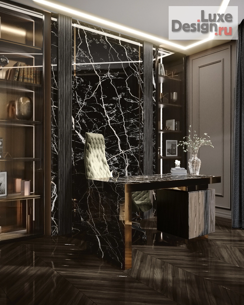 Дизайн интерьера комнаты "дизайн кабинета" (фото 4)