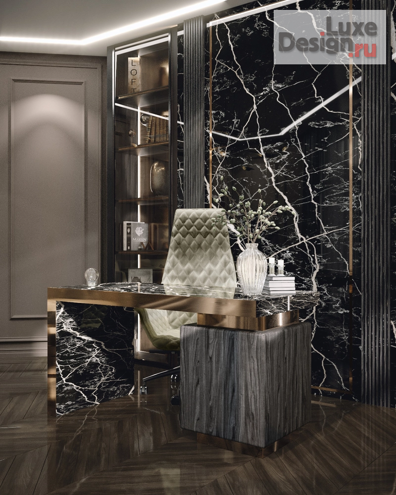 Дизайн интерьера комнаты "дизайн кабинета" (фото 3)