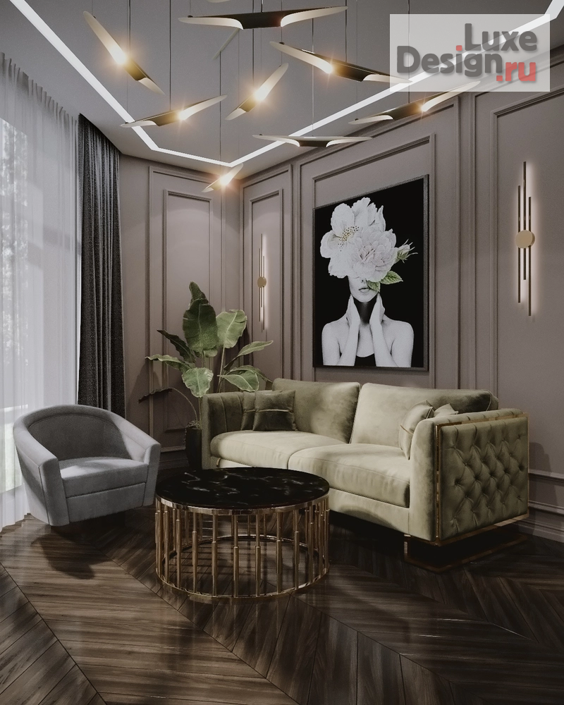 Дизайн интерьера комнаты "дизайн кабинета" (фото 2)