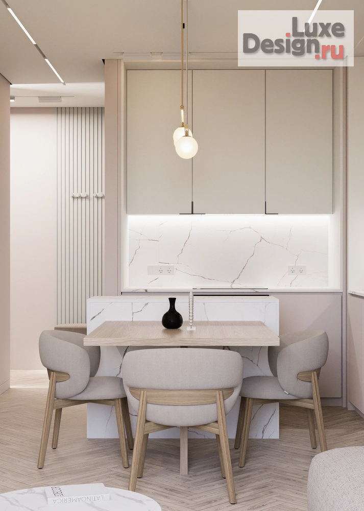 Дизайн интерьера двухкомнатной квартиры "Квартира в жк "Новая Москва"" (фото 2)