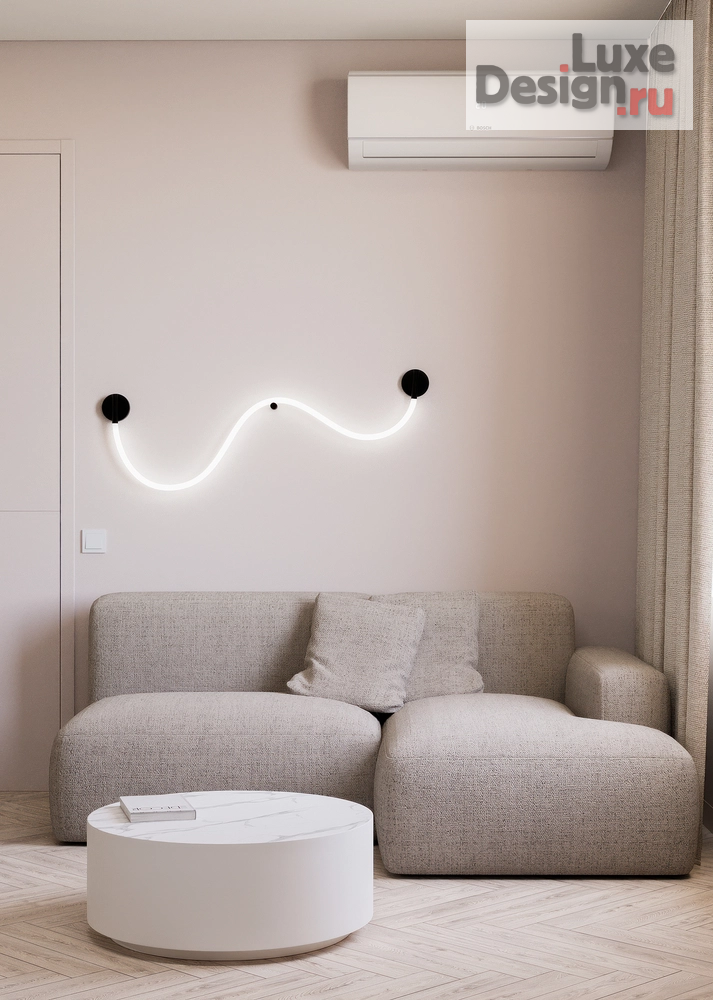 Дизайн интерьера двухкомнатной квартиры "Квартира в жк "Новая Москва"" (фото 1)