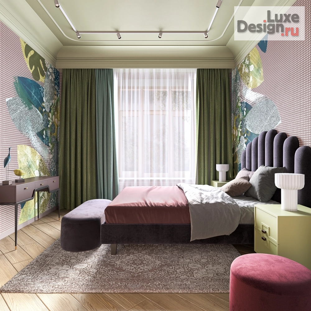 Дизайн интерьера спальни "Спальня-сказка" (фото 2)