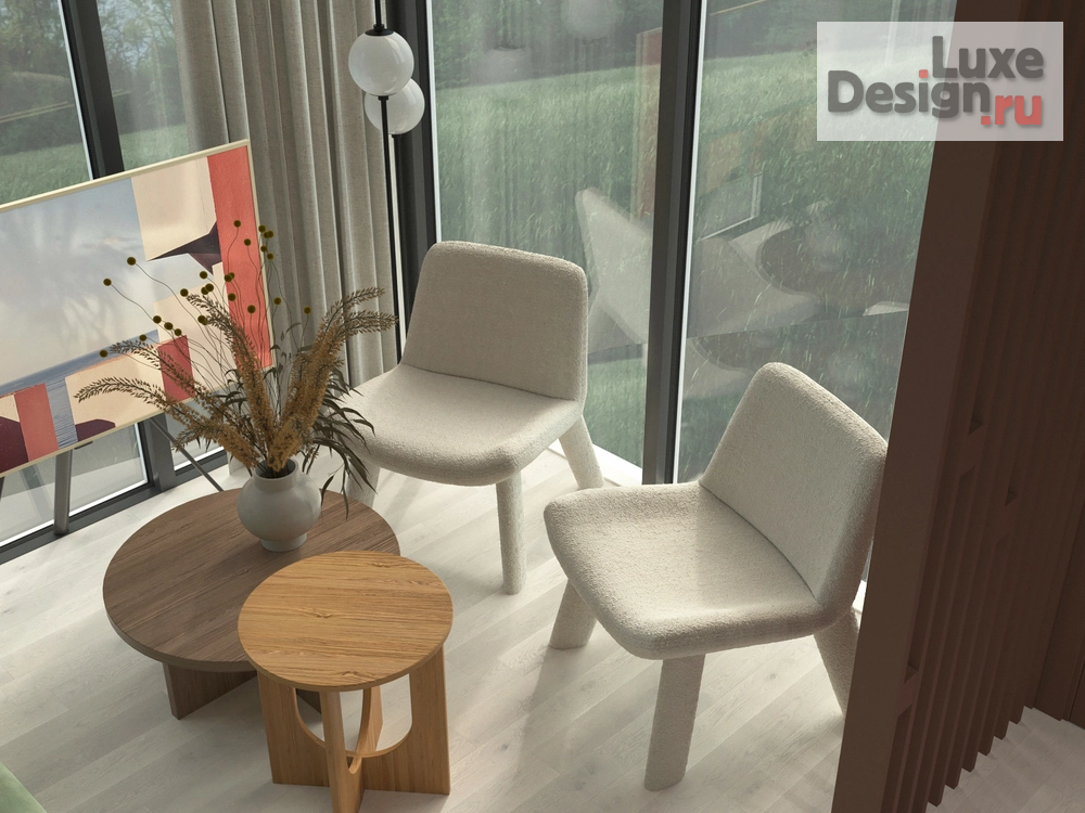 Дизайн интерьера загородного дома "Дизайн-проект дома в Краснодаре | 27 м2" (фото 2)