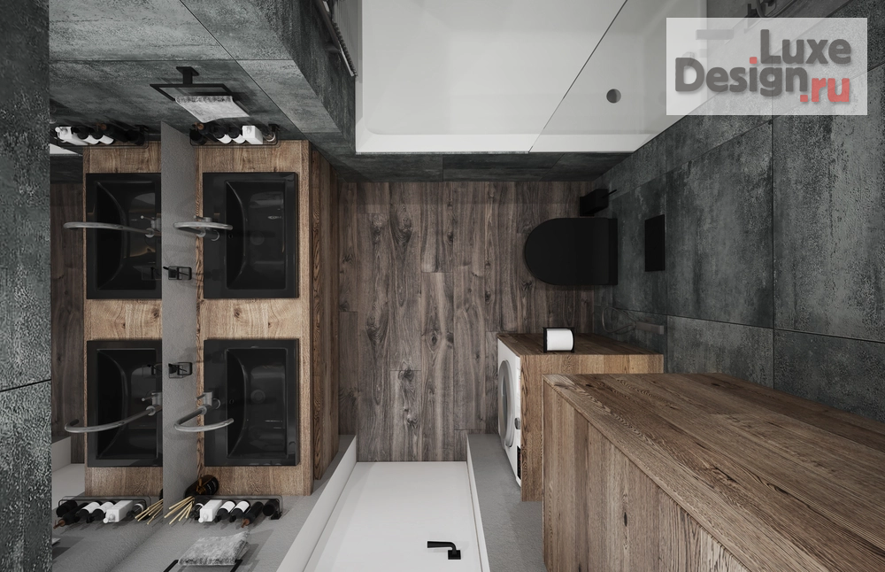 Дизайн интерьера двухкомнатной квартиры "Квартира 60 кв.м." (фото 15)