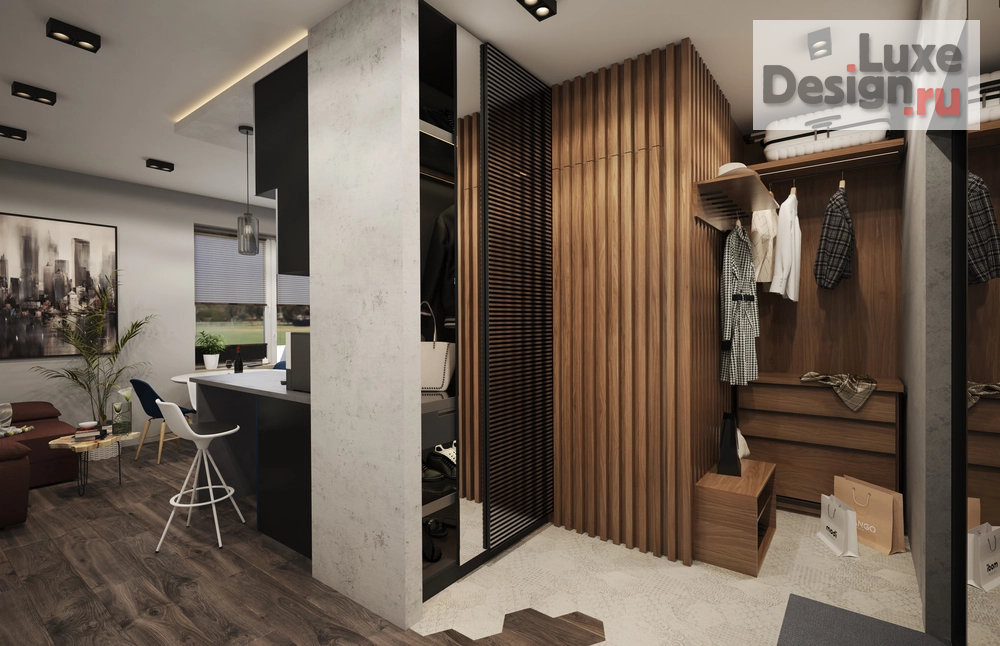 Дизайн интерьера двухкомнатной квартиры "Квартира 60 кв.м." (фото 1)