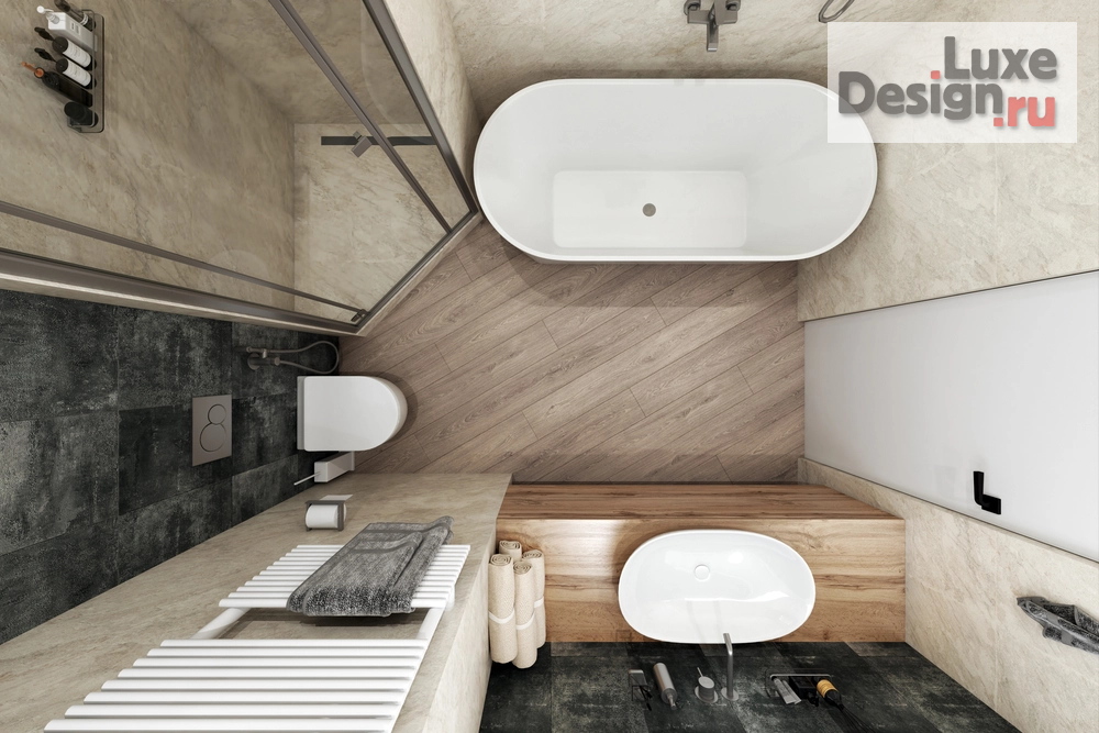 Дизайн интерьера однокомнатной квартиры "Квартира 67 кв.м." (фото 24)