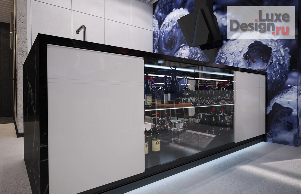 Дизайн интерьера пентхауса "Квартира Опен спейс. 120 кв.м." (фото 5)