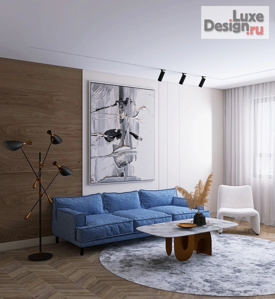 Дизайн интерьера двухкомнатной квартиры "2 комнатная кв. " (фото 1)