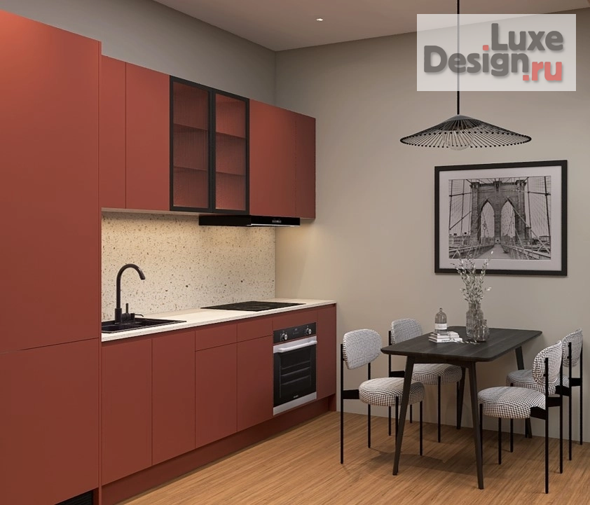 Дизайн интерьера двухкомнатной квартиры "Двухкомнатная квартира для творческой пары в Москве" (фото 2)