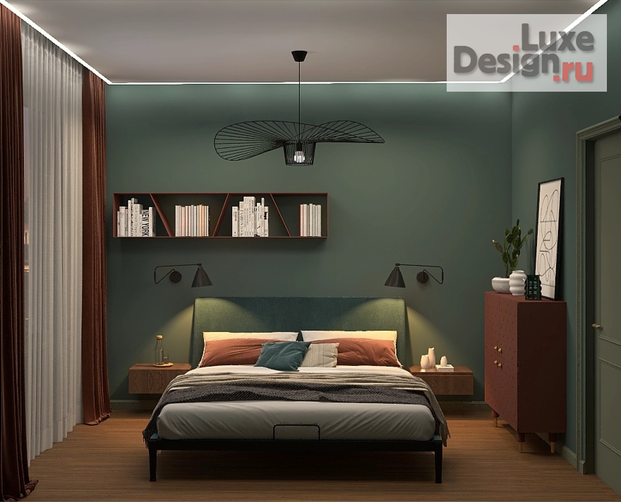 Дизайн интерьера двухкомнатной квартиры "Двухкомнатная квартира для творческой пары в Москве" (фото 6)