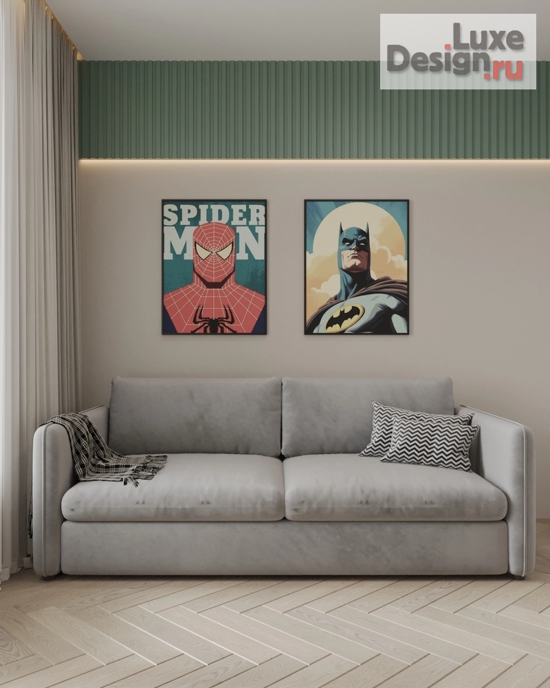 Дизайн интерьера двухкомнатной квартиры "ЖК Дом на Васильевском" (фото 8)