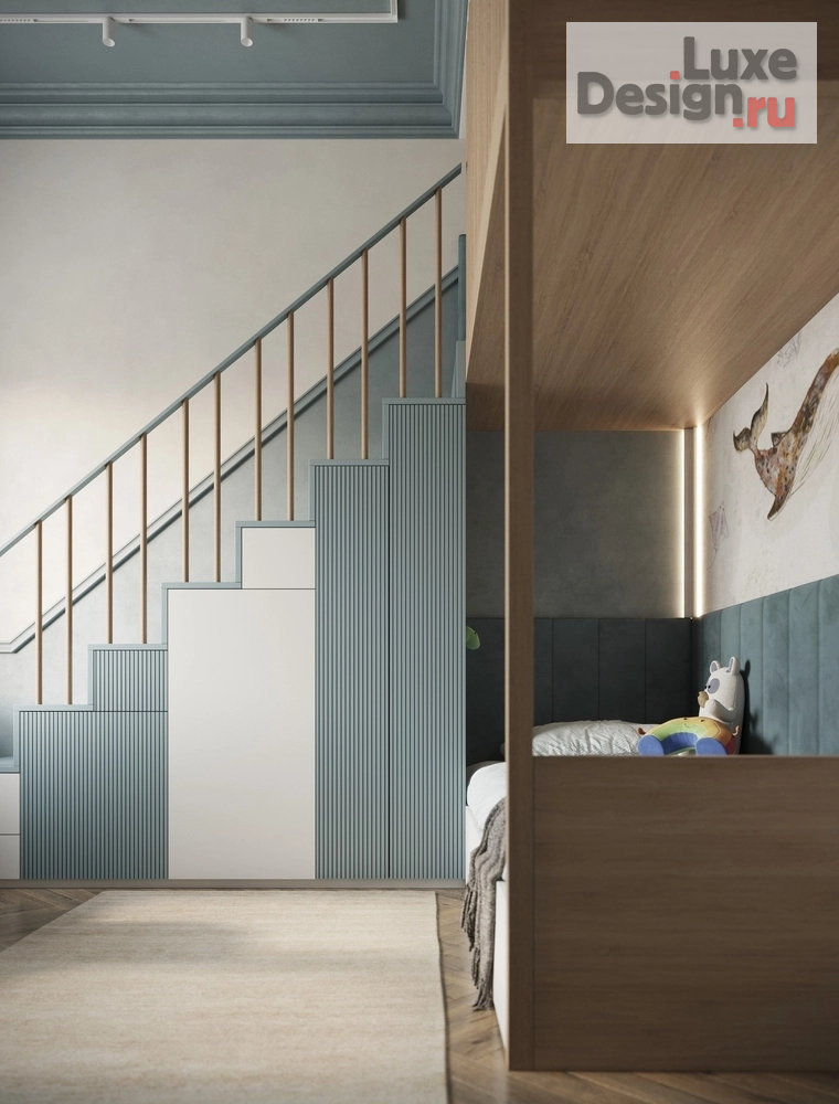 Дизайн интерьера детской "ЖК Мадонна Бенуа" (фото 1)