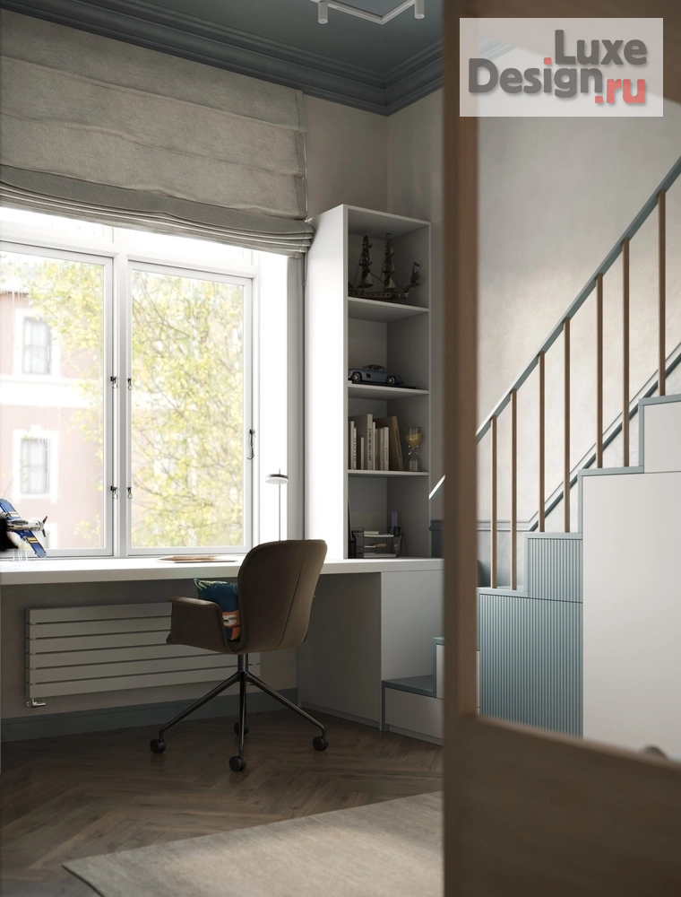 Дизайн интерьера детской "ЖК Мадонна Бенуа" (фото 3)