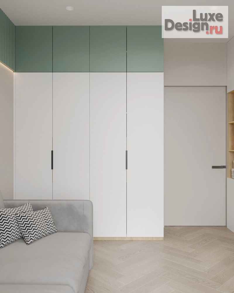 Дизайн интерьера двухкомнатной квартиры "ЖК Дом на Васильевском" (фото 10)